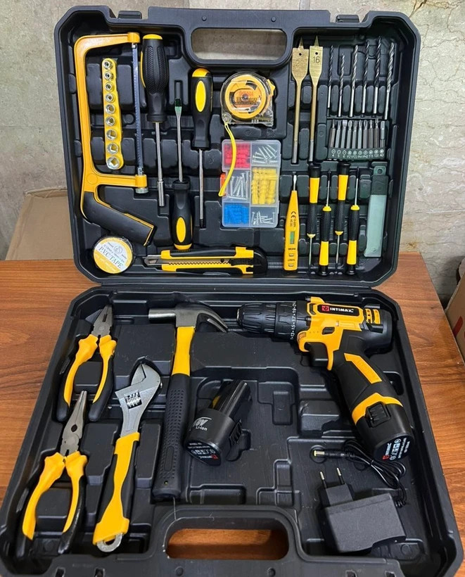 کیت دریل شارژی و ابزارآلات اینتیمکس